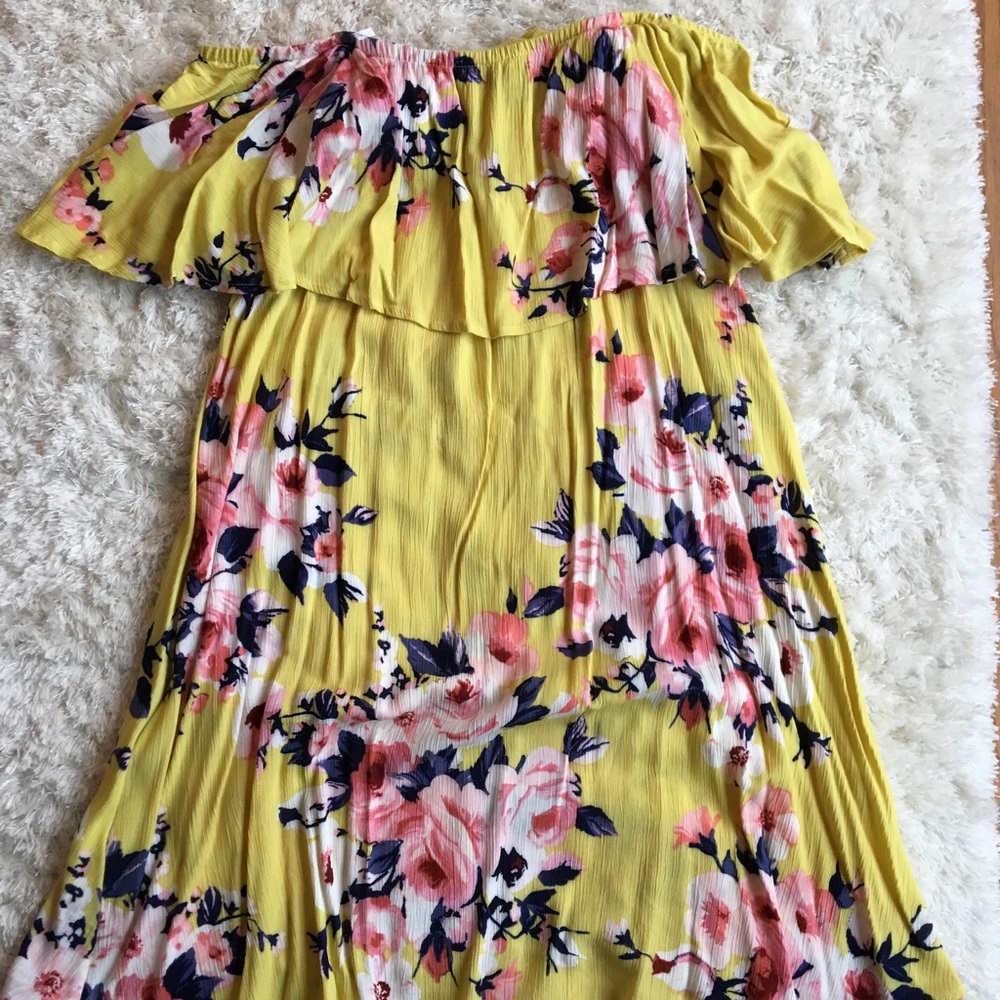 Off the Shoulder Floral Dress